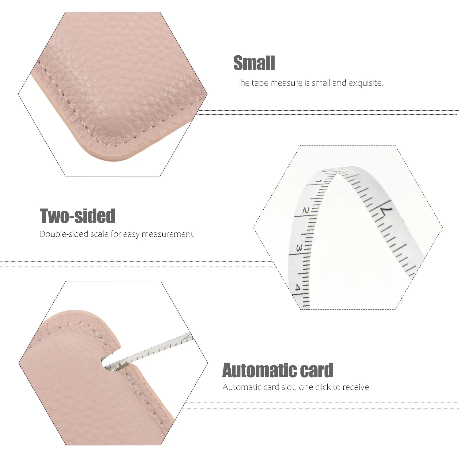 

1 pc Pu Tape Measure Mini Multipurpose Body Measuring Tool Flexible Clothes Ruler Practical Rolling Scale For Craft Sewing