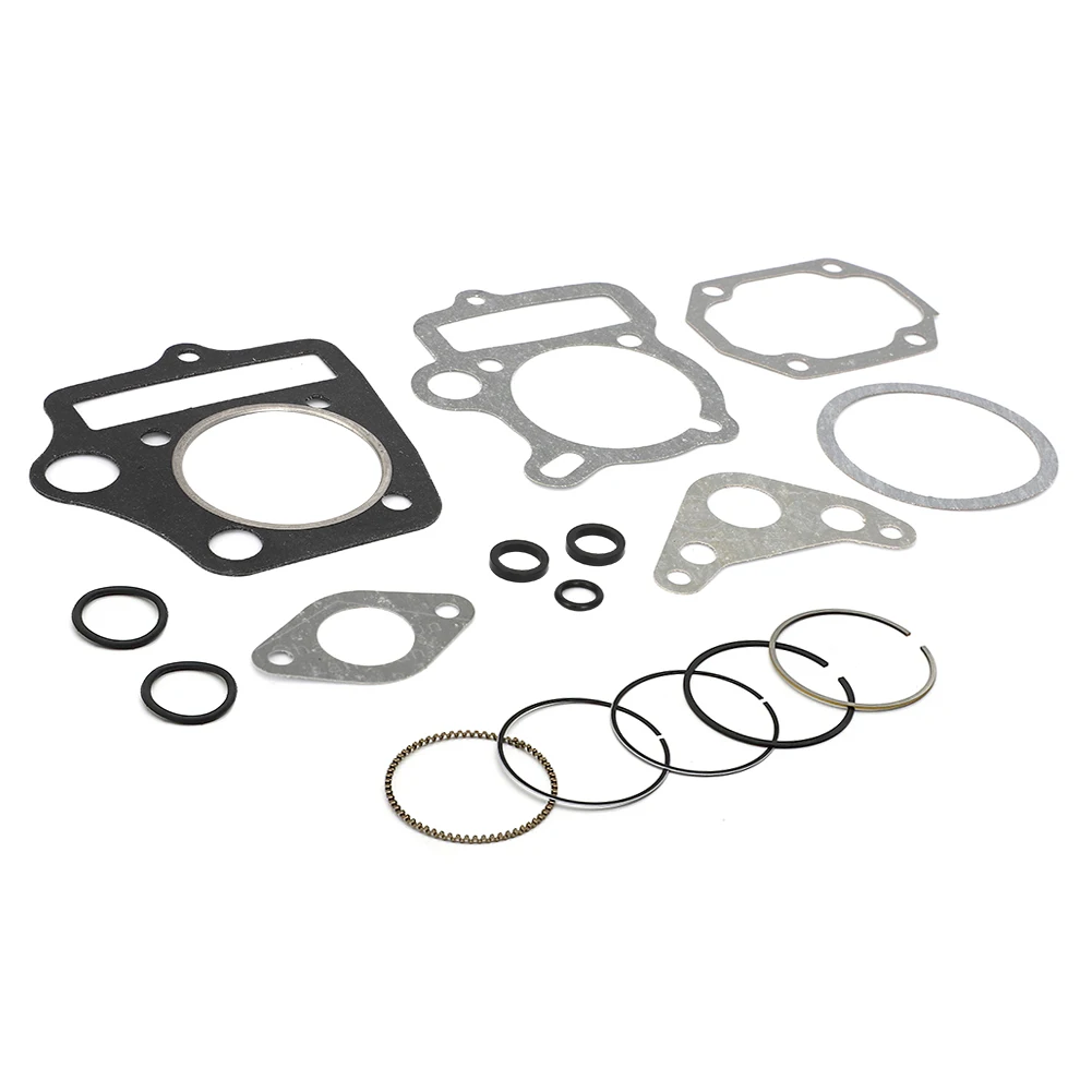 Full Set PISTON KIT RINGS GASKETS 125CC for SSR BAJA ROKETA APOLLO COOLSTER BMS DIRT PIT BIKE