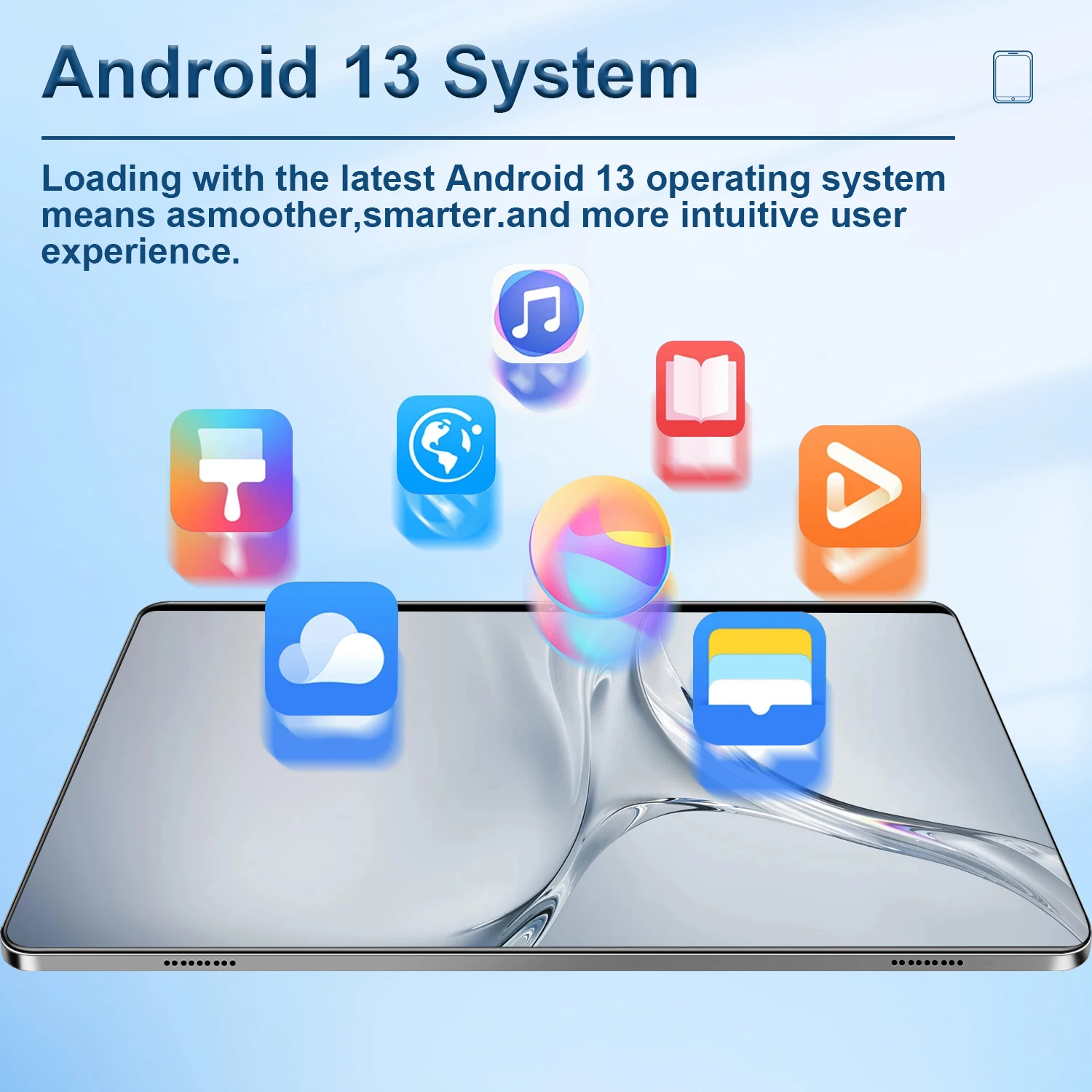 Picture 5: 2025 5G New WIFI Network Tablet Android 10.36inch 16GB RAM 1TB ROM 12000mAh 10Core Android 13.0  WIFI 10 core Bluetooth WPS GPS