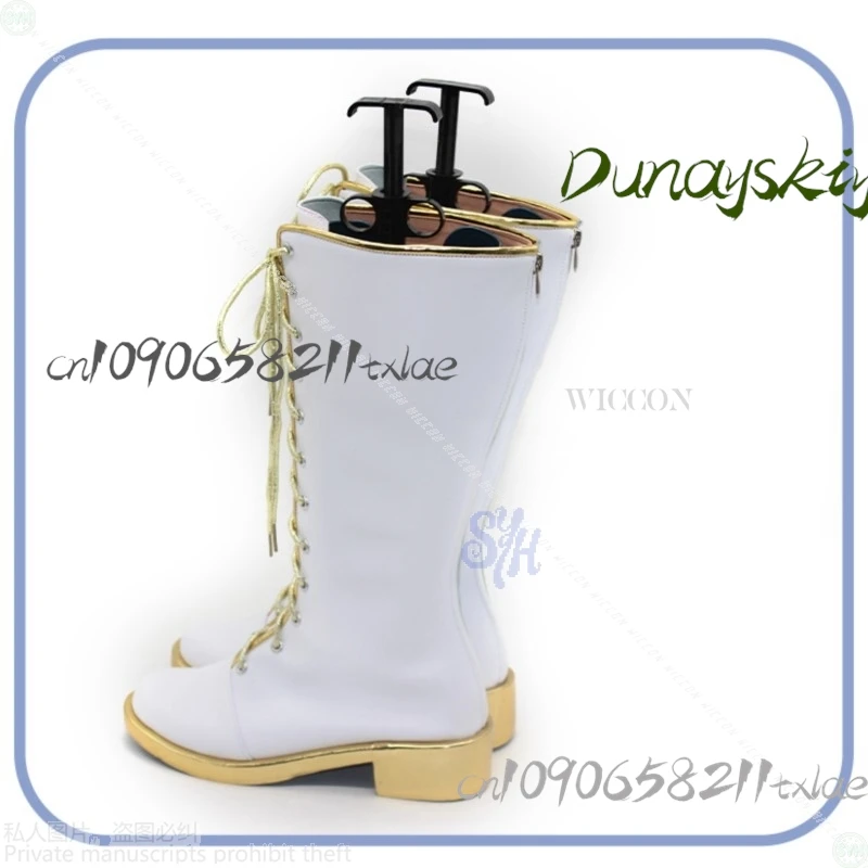 Shop1104340175 متجر الذهبي كوريا المعبود المرحلة فضي أبيض أحذية الموضة أحذية توم للعب شيطان رومي كوسبفريه بنات الهالوين #5