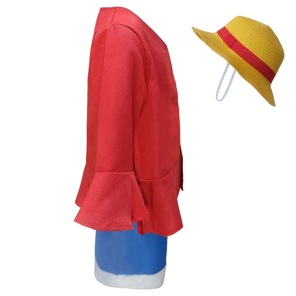 أنيمي الكابتن تأثيري حلي تمويه القمم السراويل قبعة مجموعة كاملة للأطفال الأولاد ملابس هالوين كرنفال ملابس للحفلات لعب الأدوار