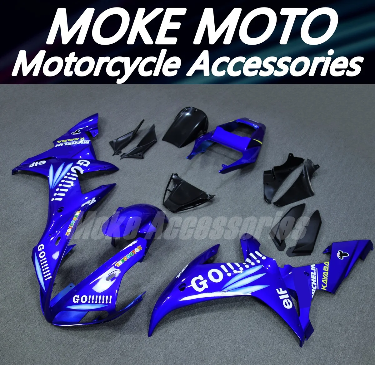 Motorcycle Fairings Kit Fit For Yzf R1 2002-2003 Bodywork Set High Quality ABS Injection New Blue GO