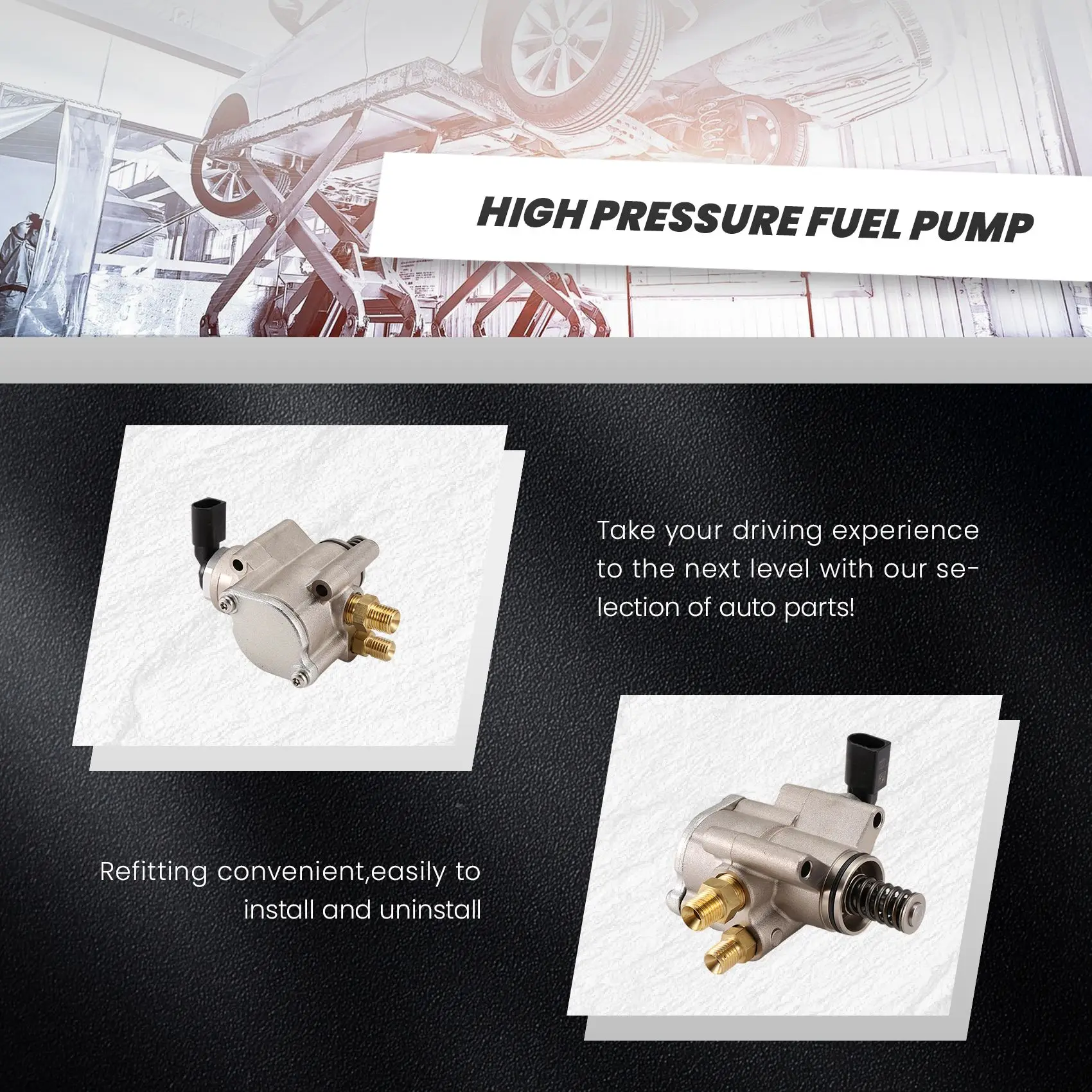 

A33K-079127025AG High Pressure Fuel Pump For R8 429 423 4.2 FSI VW Phaeton 3D6 3D7 4.2L 079127025E 079127025H