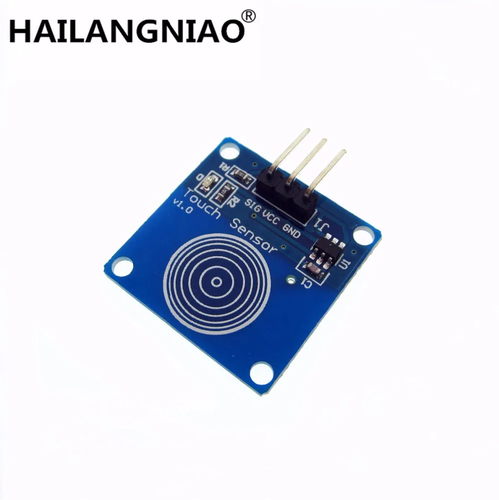 10 Uds TTP223 TTP223B Jog sensor táctil digital capacitivo módulos de Interruptor táctil Accesorios