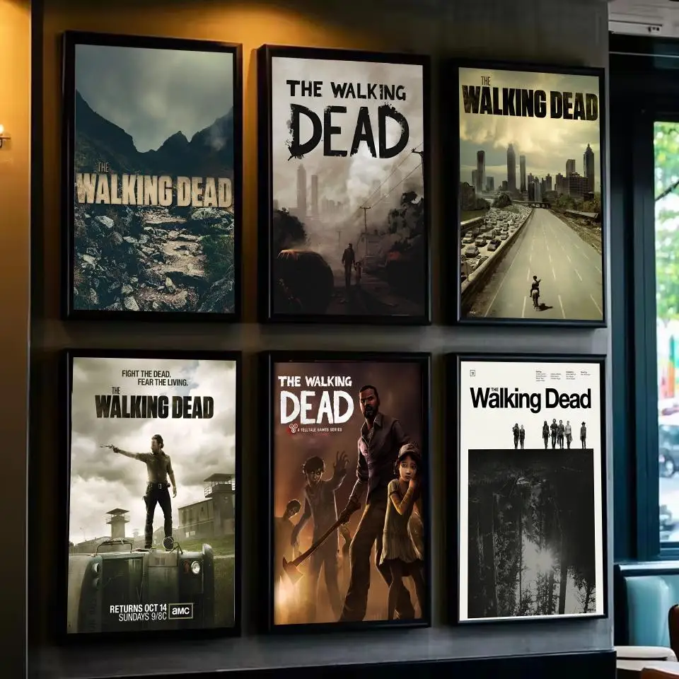 

Hooro Movie The W-walking DeadS Poster For Living Room,bedroom,bar Wall Art Prints Paper Sticker Decoration Gifts