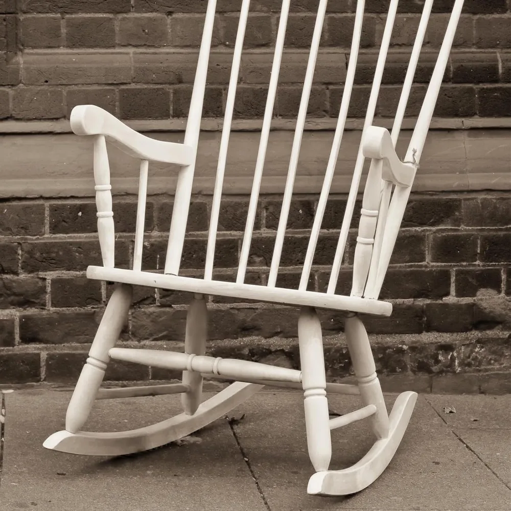 Pernas curvadas de cadeira de balanço de madeira para bares, bancadas e assentos - Corredores de balancim de carvalho com design dobrado para maior conforto e Sta