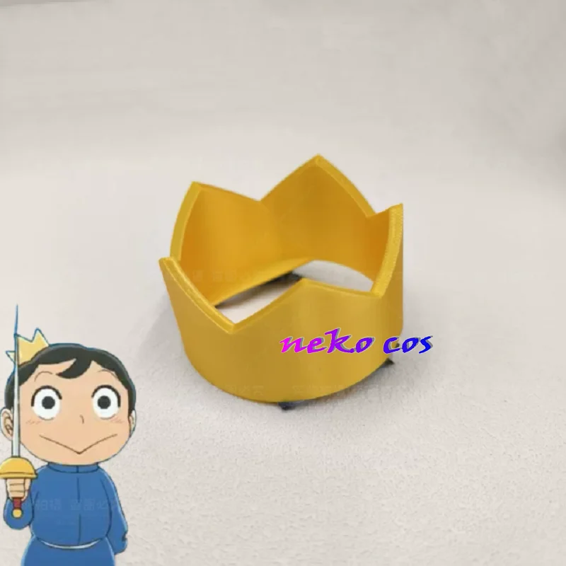 nekocos Ranking of Kings Дайда Шуго Чара King's Game Золотая Корона 3D-печать Реквизит Косплей-костюм Аксессуары Рождество