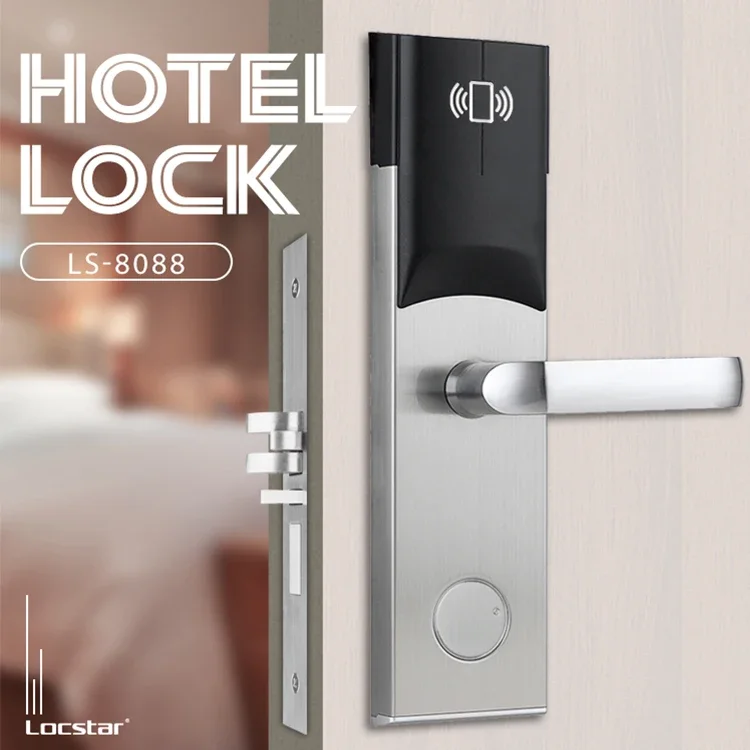 Popular Hotel Door Lock System Hotel  Using Rfid Card for Hotel