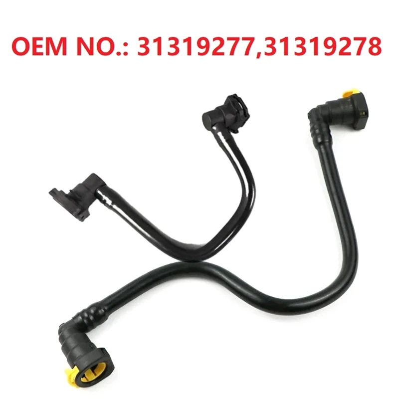 31319277 31319278 Engine Coolant Hose Thermostat Coolant Breather Pipe Parts For Volvo S60 S80 V60 V70 XC60 2011-2015 B420T