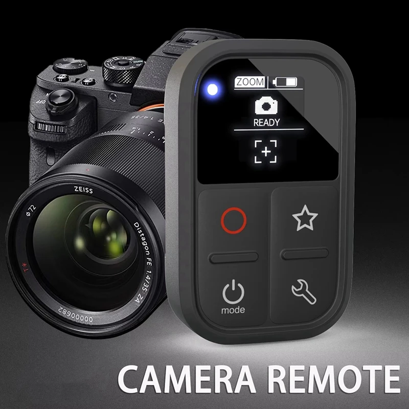 BAADE Bluetooth Afstandsbediening voor SONY Camera met OLED-scherm Compatibel met RMT-P1 A7M3 A6400 A6700 ZV-1 A7C A1 E10 RX100