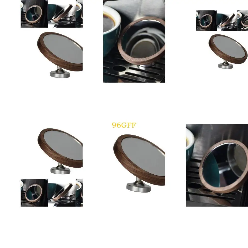 

96GF Upgraded Espresso Shot Mirror for Bottomless Portafilter Walnut