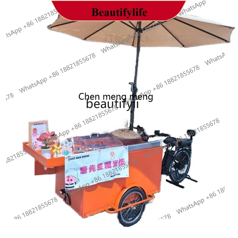 

D178 H Sales car commercial stall snack car upside down donkey can help electric tricycle