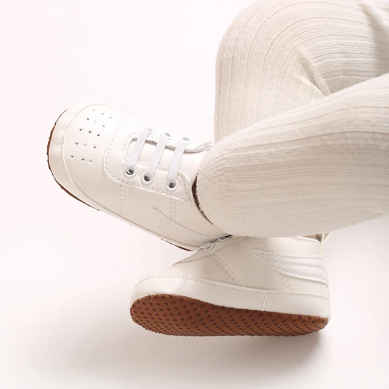 Baby-Sneaker mit weicher Sohle, Neugeborenen-Laufschuhe, rutschfeste PU-Leder-Freizeitschuhe für Kleinkinder von 0-18 Monaten, für Jungen und Mädchen. – Detail 20