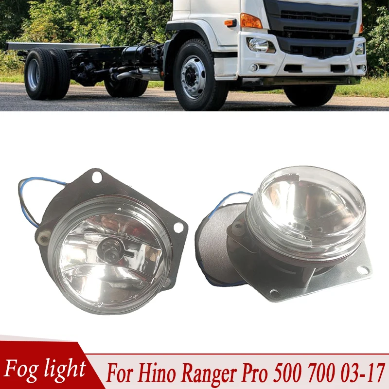 Fog Light Front Bumper Foglamp For Hino Ranger Pro 500 700 Series FC FD GD FG FL FM 2003-2010 2011 2012 2013 2014 2015 2016 2017