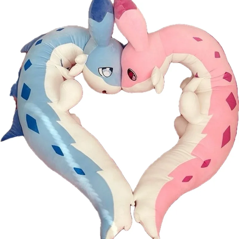 

Плюшевая игрушка Palworld Blue Chillet, креативная мягкая игрушка, длинная подушка для сна, подарок на день рождения для детей, коллекционная аниме-кукла