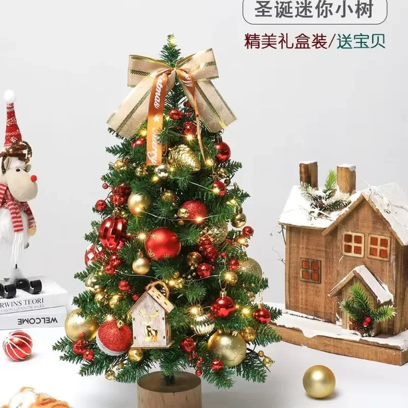 Factory Wholesale Custom Small Christmas Tree PE PVC Green Christmas Decorative Christmas Trees