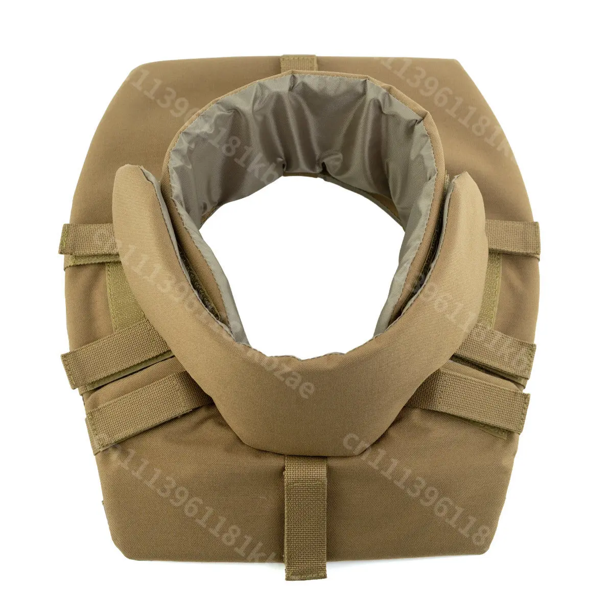 MC BK ATFG Camouflage Tactical Adjustable Neck Protection Vest Kit with Foldable Shoulder Protection Accessories