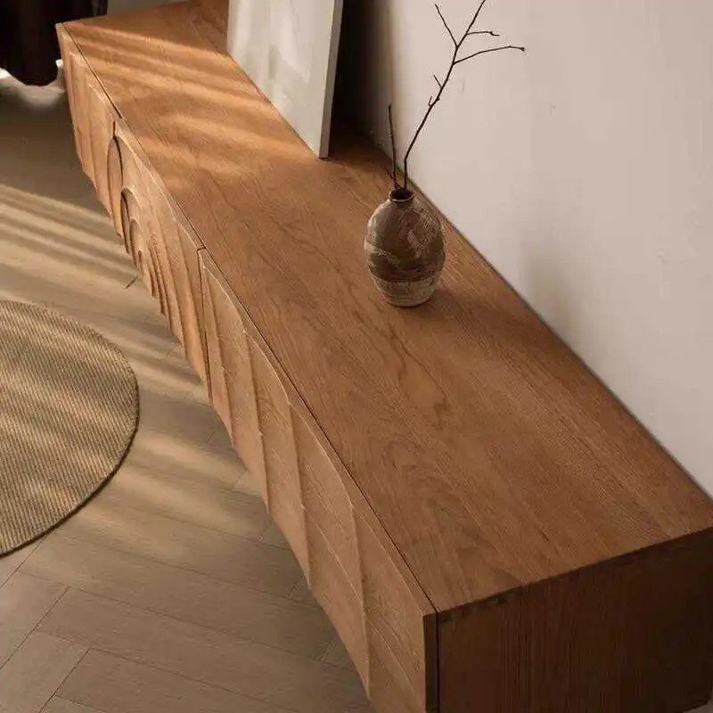 

TV Stand Modern Entertainment Center Electric Fireplace Floating Wood Console Storage Cabinet Media Console Home Furniture