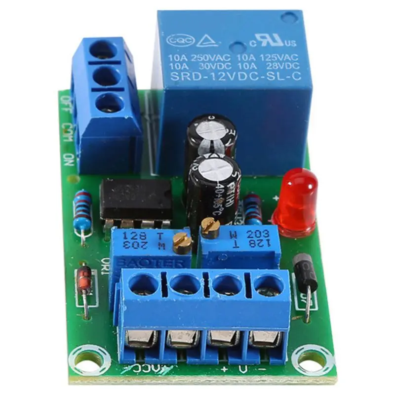 12V Battery Automatic Charging Controller Module Protection Board Relay Board Module Anti-Transposition Smart Charger Hot Sale