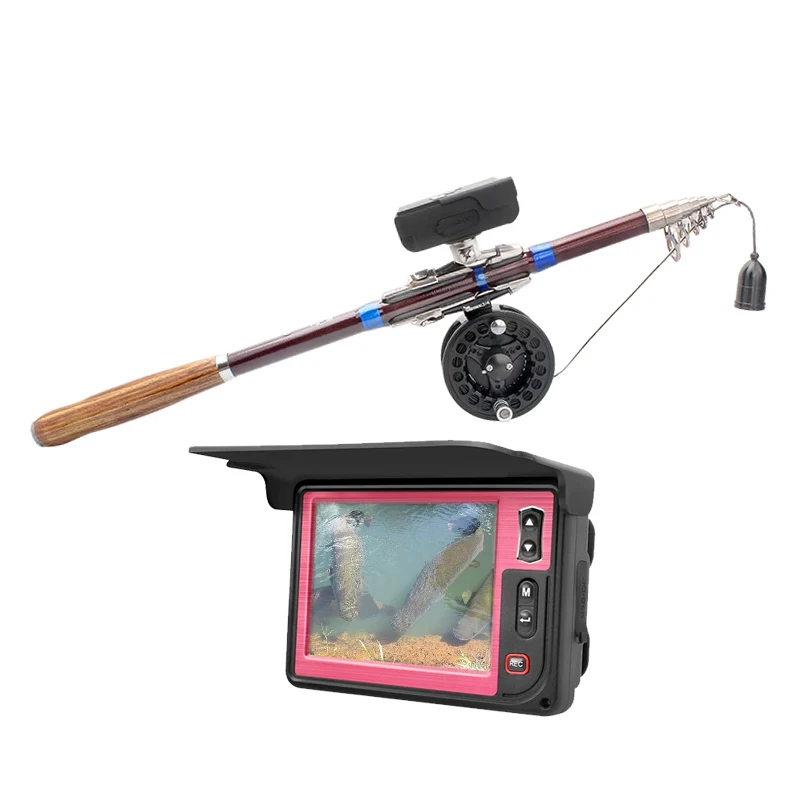 

2026 HR-3505DFL High Quality High Resolution Portable 3.5Inch 15M Underwater Fishing Camera On Rods