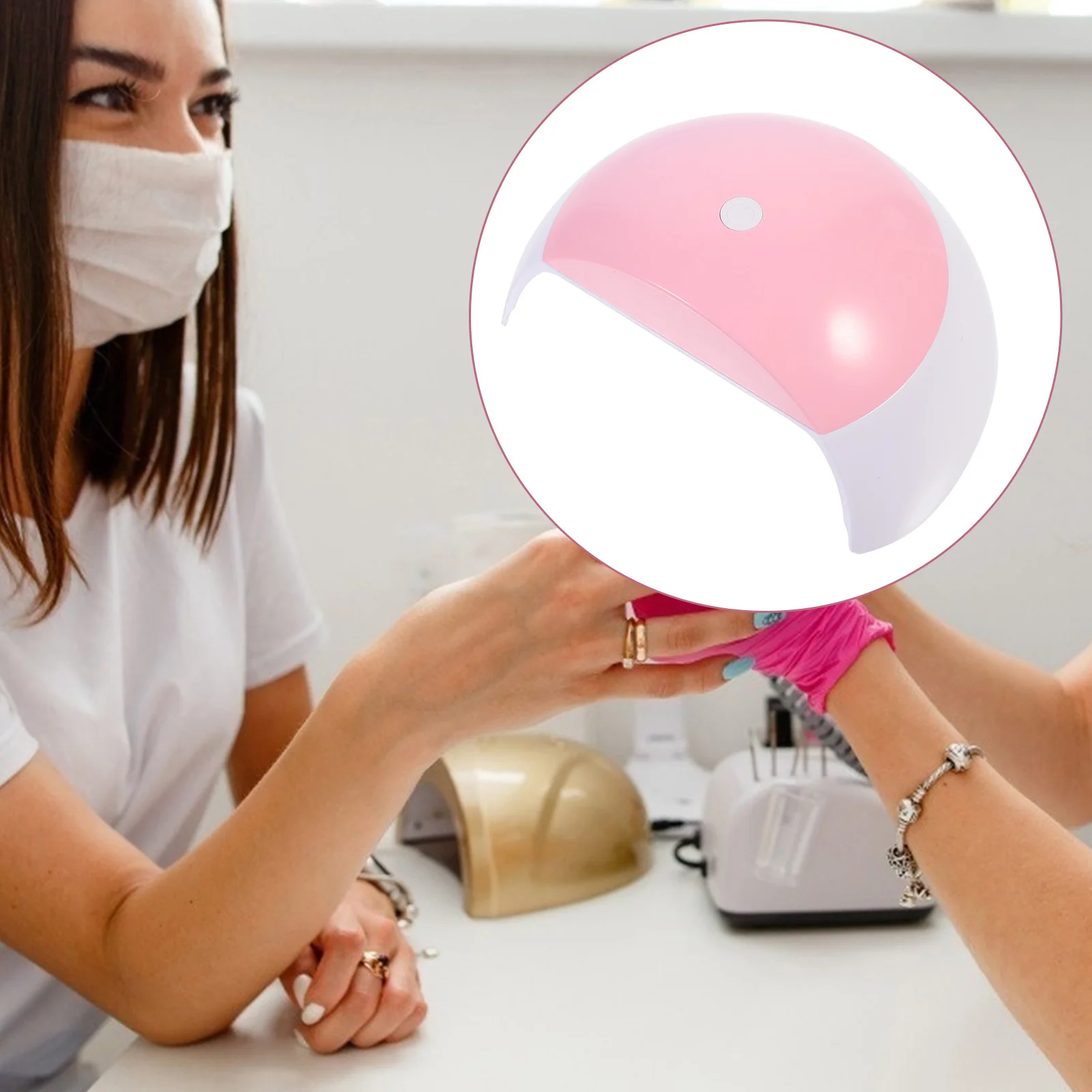 

Professional 48W Nail Art Lamp Portable Mini Manicure Light Quick Drying Gel Polish Dryer Nail Accessories Manicure Light