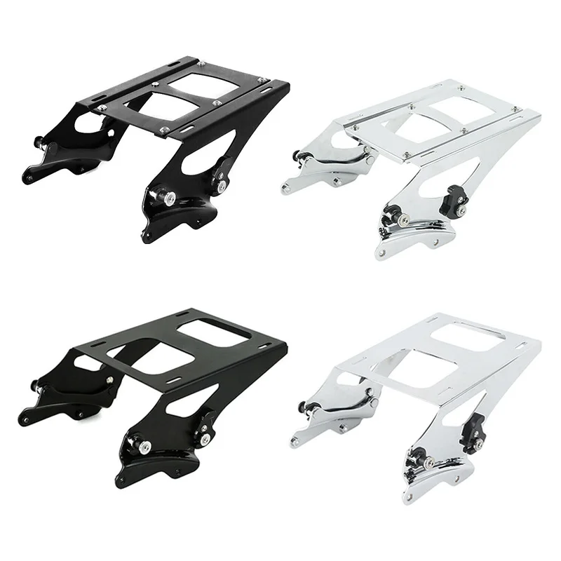 

Motorcycle Two Up Luggage Rack Docking Hardware For Harley Touring Road King Electra Glide 2014-2024