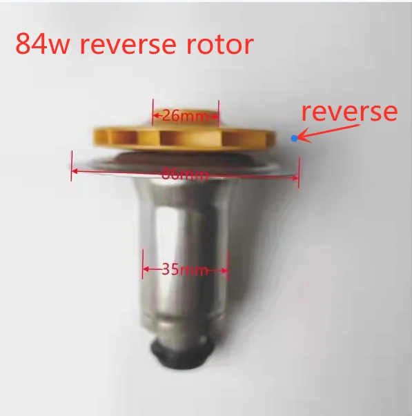 Wall-hung boiler water pump rotor, gas boiler parts water circulation pump motor rotor/water blade