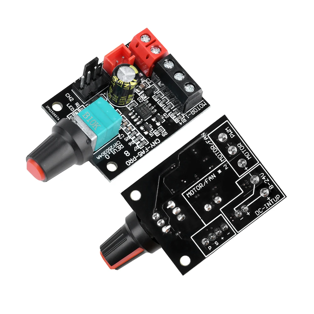 DC 8-24V 5A Violent Fan Speed Controller Brushless Motor PWM Speed Regulator Duty Cycle Adjustable Square Wave Signal Generator