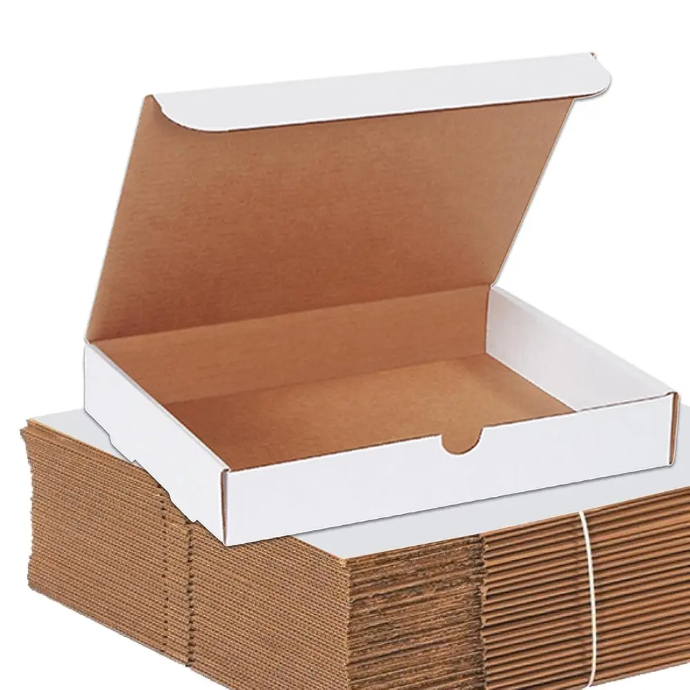 

White Shipping Boxes 12\L x 9\W x 2\H, 25-Pack - White Box Crush-Proof Mailers for Packaging, Storage, Gifts or Bulk