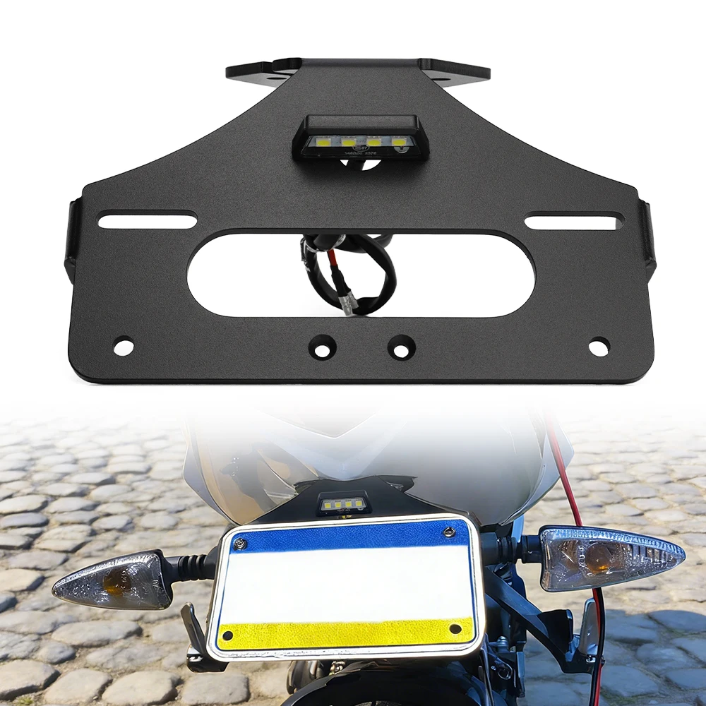 Fit For Triumph Street Triple RS/R/S 765 675 R/RX Daytona 675 Moto2™ License Plate Holder Rear Tail Tidy Fender Eliminator kit