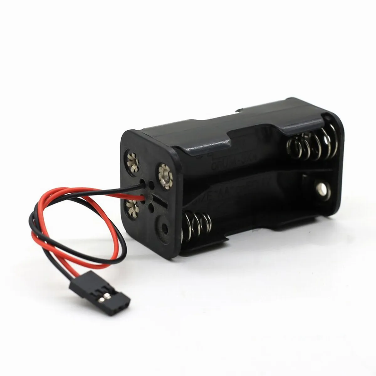 2 Stuks Jst Jr Rc 4 Cel Aa 6V Batterij Houder W/Jst Jr Connector Voor Rc Auto Vliegtuigen