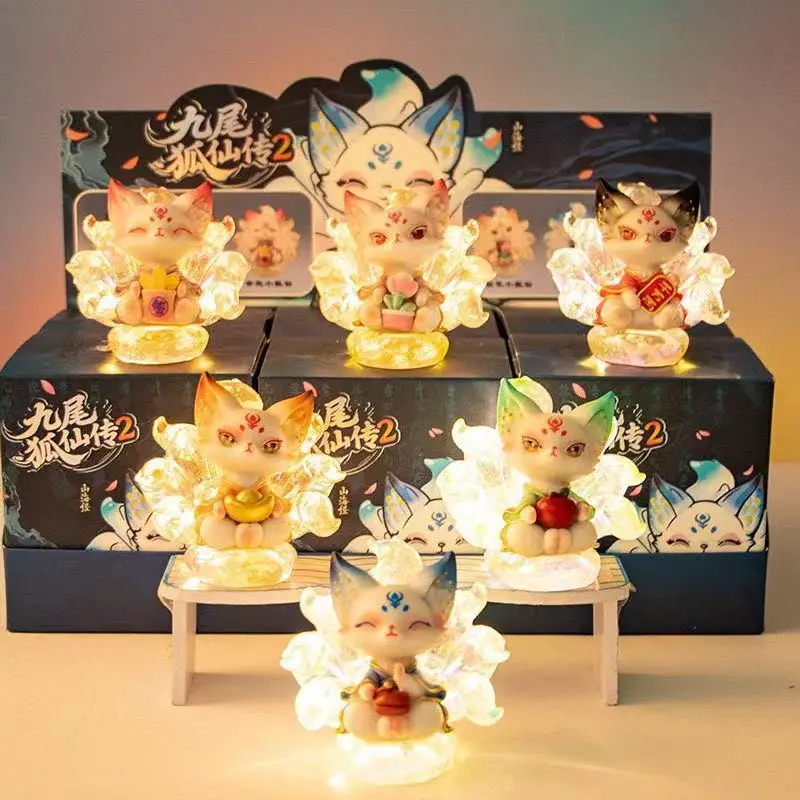 

Creative Nine Tailed Fox Fairy Blind Box 2.0 Trendy Doll Desktop Decoration China Chic Mysterious Surprise Gift For Birthday