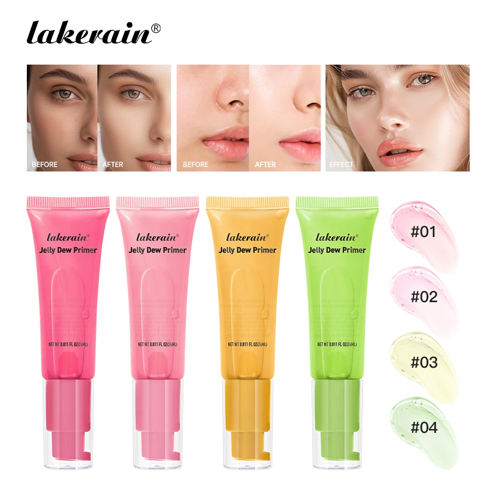 Sabor hidratante cara gelatina rocío Primer arrugas reafirmante Lifting crema blanqueadora antes del maquillaje crema hidratante para el cuidado de la piel Facial