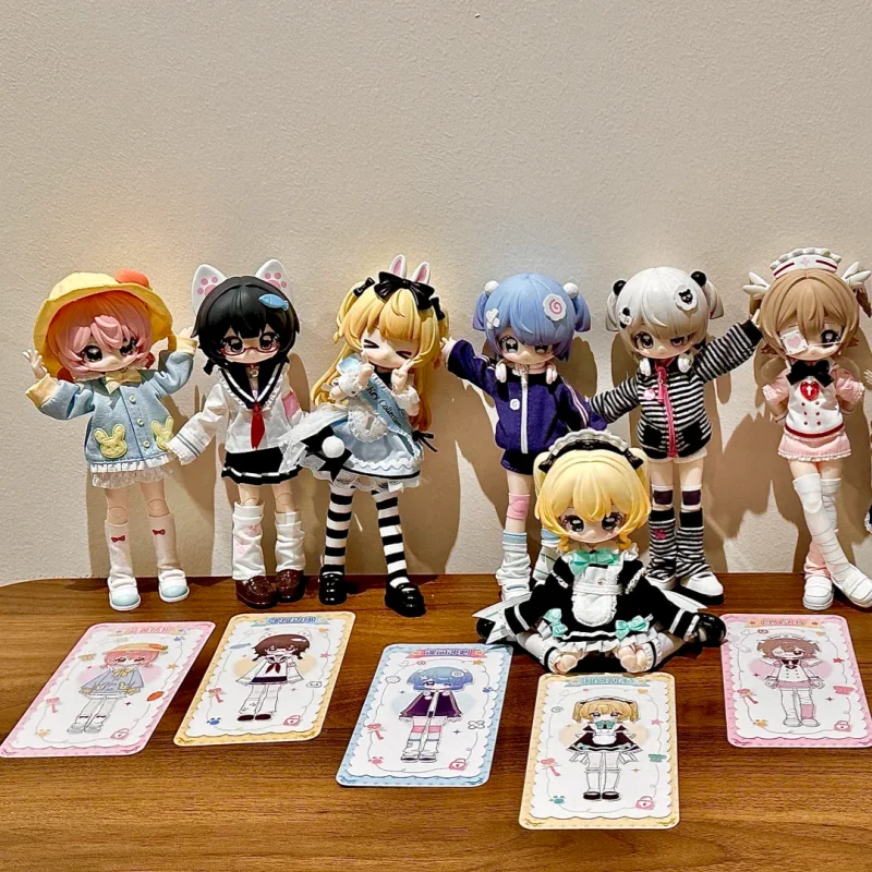Ensemble de petites clés, boîte aveugle BJD à 12 points, jouet de poupée BJD mobile et remplaçable, jeu tendance, poupée BJD pour fille, nouveau détail du produit