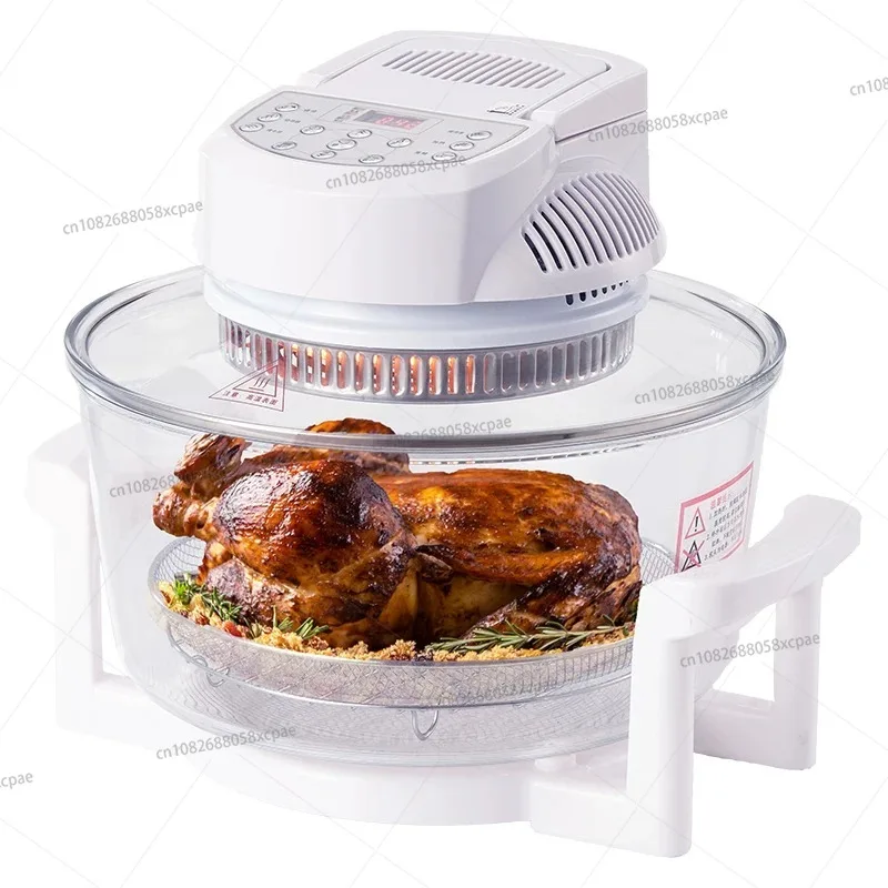 transparent-air-fryer-oven-17l-digital-halogen-convection-turbo-flavor-wave-with-glass-bowl