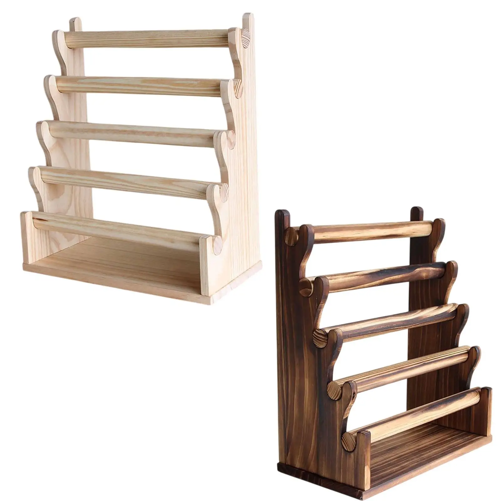 

Jewelry Bracelet Display Stand, Jewelry Holder, Modern Wooden Bangle Scrunchie Organizer for Shopping Mall Countertop