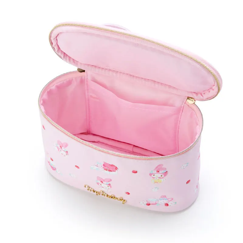 Women Makeup Bag Kawaii Hello Kitty Melody Cinnamoroll Portable Multifunction Handbag Box Travel Storage Organize Cosmetic Bag