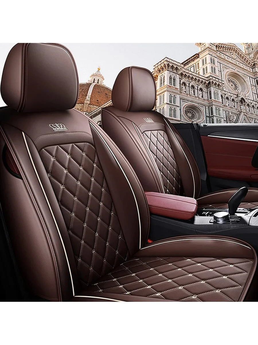 PU Leather Car Seat Cover Fron - Leather Car Seat Covers Full Set Universal recension och pris