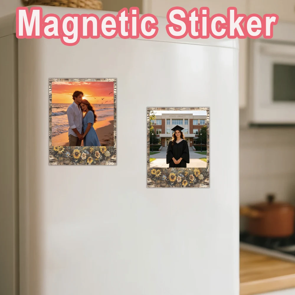 1pc Lovely Custom Fridge Magnets With Picture  custom personalized image magnetsMagnet Personalized Picture