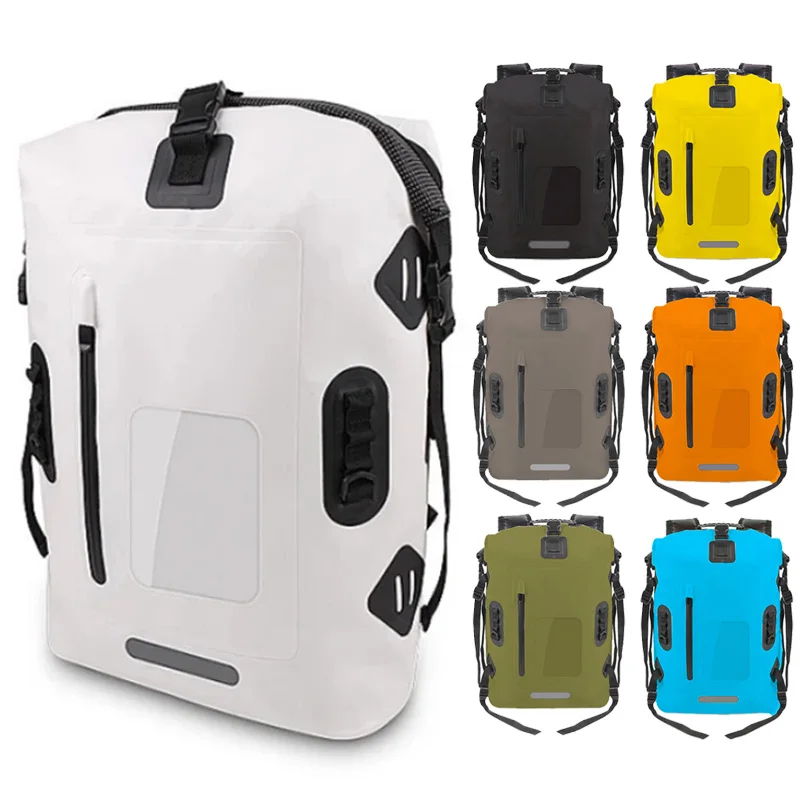 Bolsa de deriva impermeable de 30L, mochila para natación, senderismo en río grande, hombro, buceo, Rafting en seco y húmedo, canoa, Kayak, bolsa de