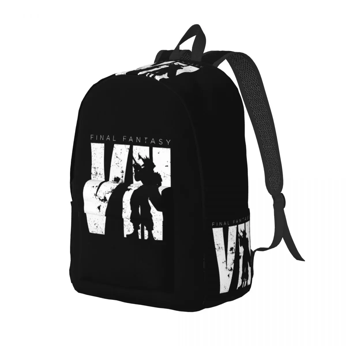 Final Fantasy VII Rebirth Game Mochila para homens e mulheres leve, casual, estudante, mochila de negócios, laptop, sacos de lona