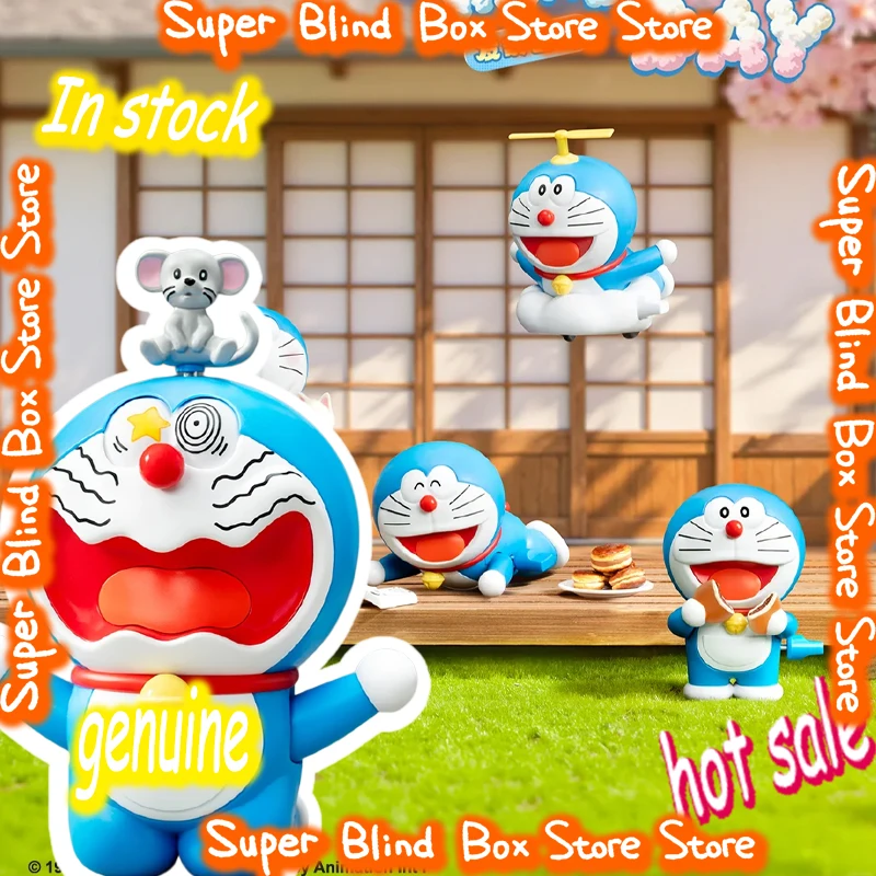 

52toys Doraemon A Wonderful Day Series Blind Box Cute Desktop Ornament Anime Collectible Figure Gift Anime Fans Surprise Genuine