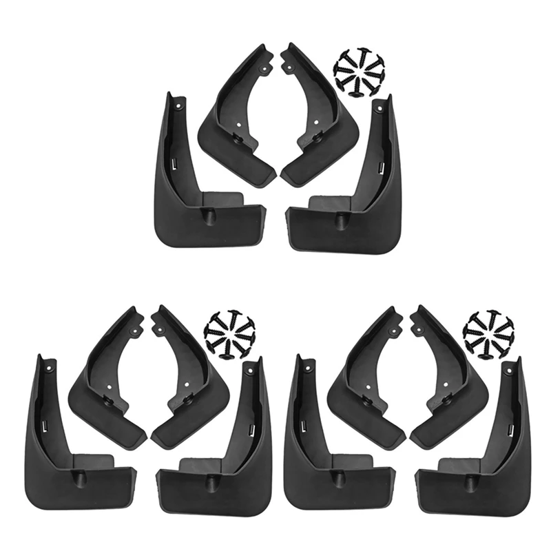 12Pcs Car Mud Flaps Mudguards Splash Guards Fender For Toyota Corolla Cross 2020 2021 Car Decoration