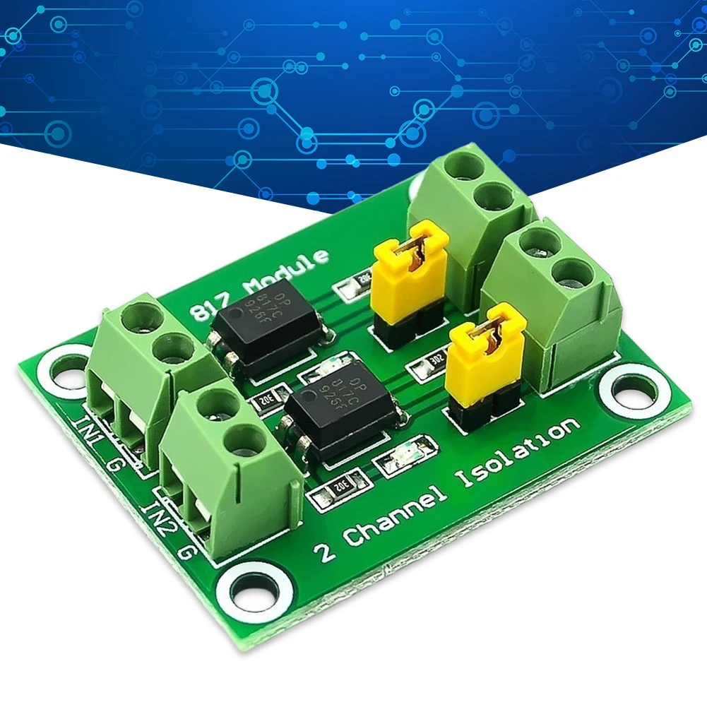 نقل عالي السرعة PC817 Optocoupler عزل مجلس محول جهد كهربي وحدة محول 2/4/8 قناة حجم صغير لتقوم بها بنفسك أطقم