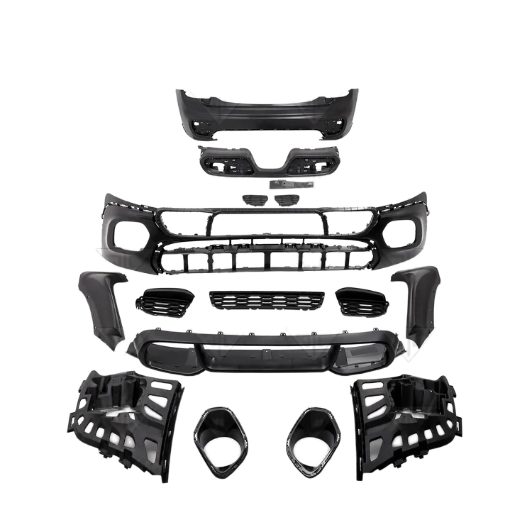 Car Front and rear bumper surrounded Body kit front grille cover frame for BMW MINI F56 COOPER modified JCW 14-16