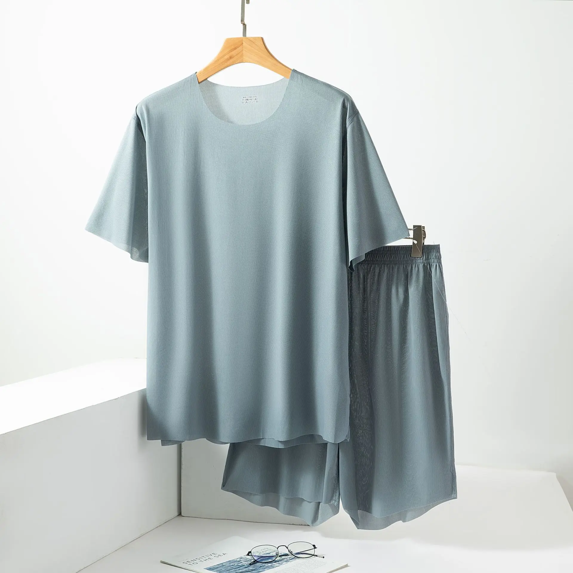 Men-haze blue-solid color