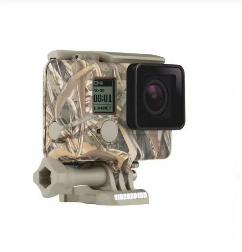 Original Camouflage shell Cover Case For GoPro Hero 4 hero 3+ hero3 Camera view 2