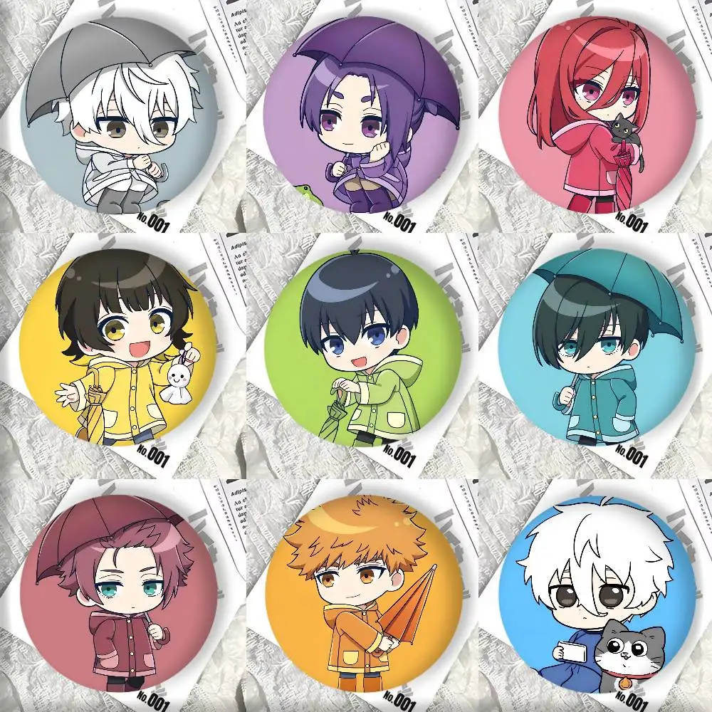 Pin de joyería de hojalata con diseño de dibujos animados de anime B-Blue L-LockS, accesorio DIY para mochilas y ropa
