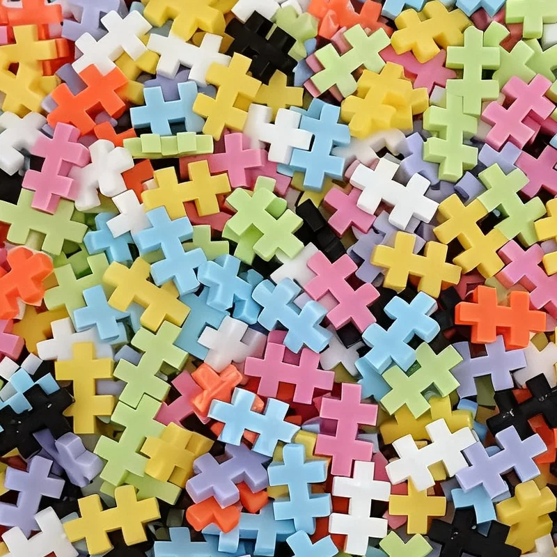 Blocchi di costruzione creativi fai-da-te Confezione lotto Plus Plus Plus Blocchi di costruzione classici assemblati Regali di compleanno Giocattoli educativi per bambini