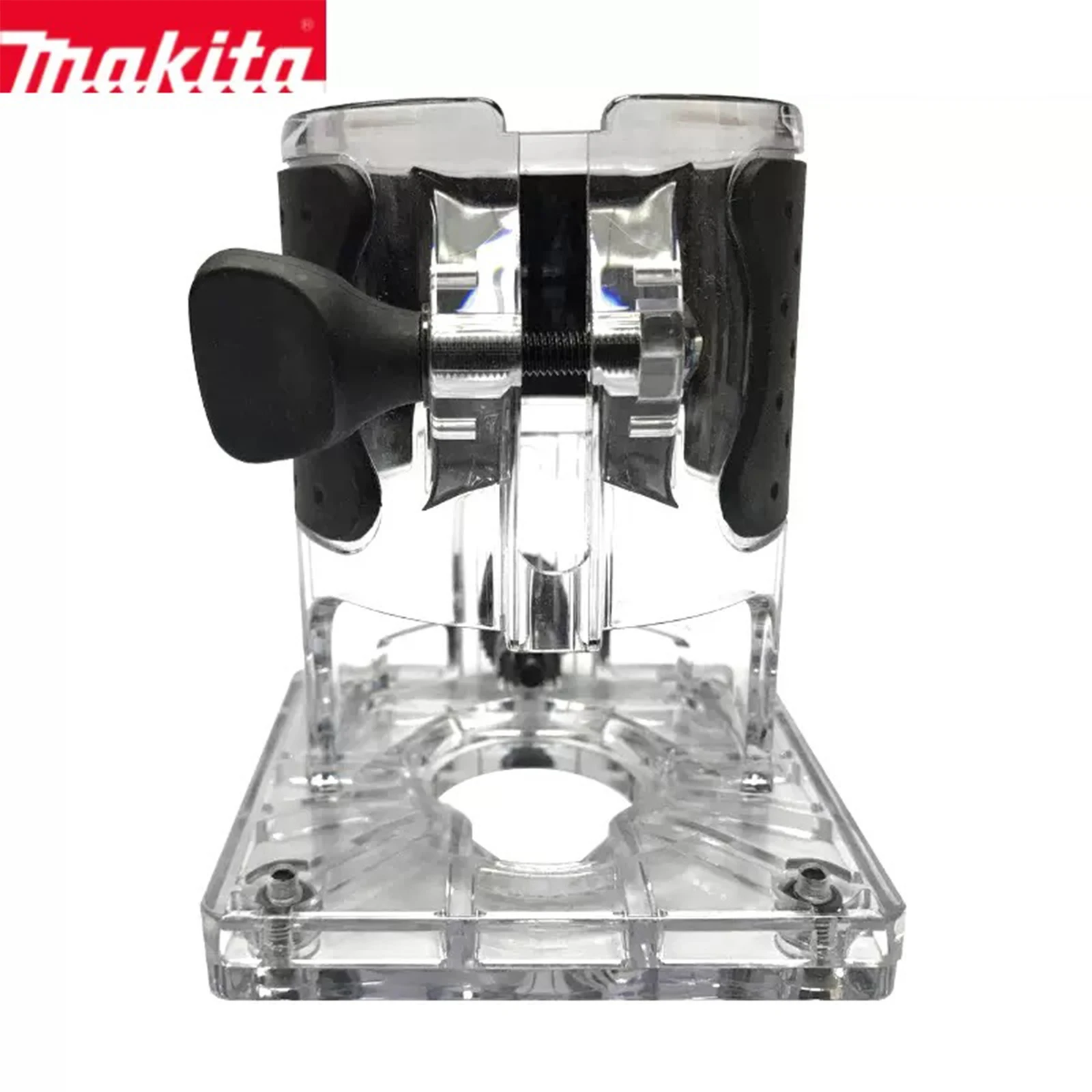 Makita Base Parts Transparent Base Slotted Press Base Optional Accessories For Makita 3709 and 3703 Woodworking Trimming Machine